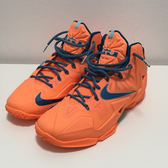 lebron 11 atomic orange